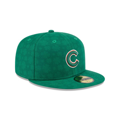 Chicago Cubs St. Patrick's Day 2025 59FIFTY Fitted Hat