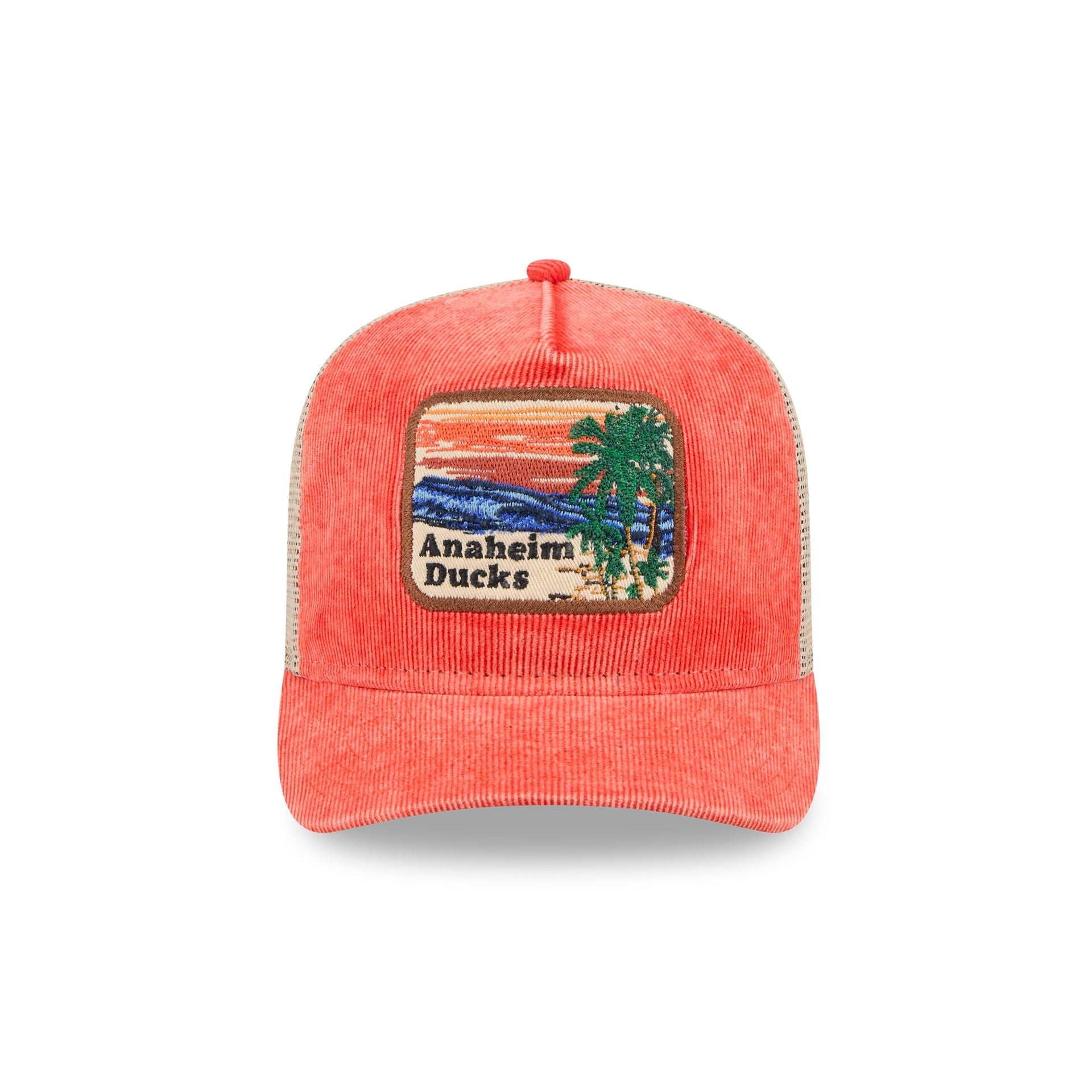 Anaheim Ducks Vintage Landscape 9FIFTY A-Frame Trucker Hat